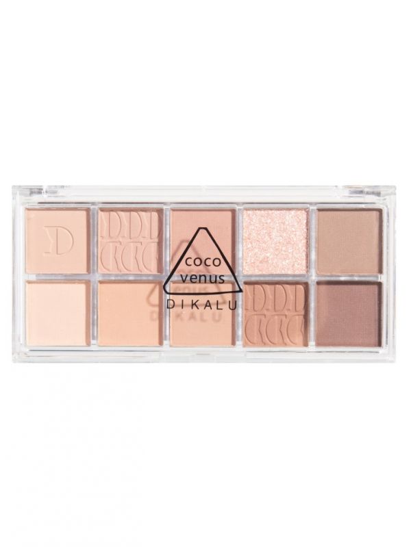 Dikalu Eyeshadow palette 12 colors, tone 01